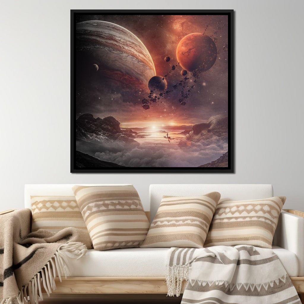 Surreal Space Canvas Wall Art