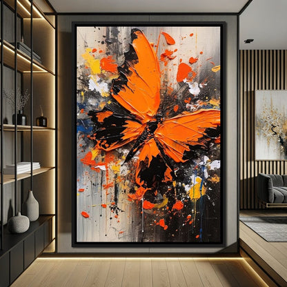 Radiant Lepidoptera Canvas Wall Art