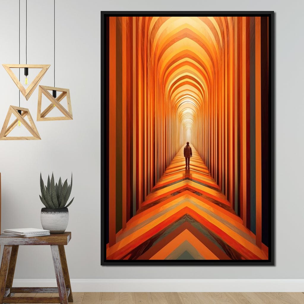 Technicolor Dream Fusion Canvas Wall Art
