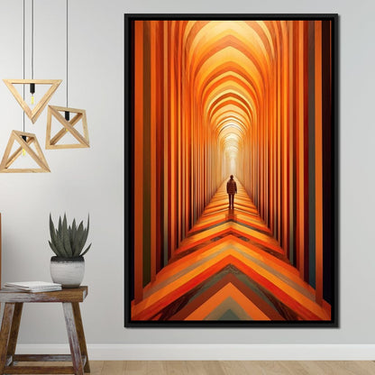 Technicolor Dream Fusion Canvas Wall Art