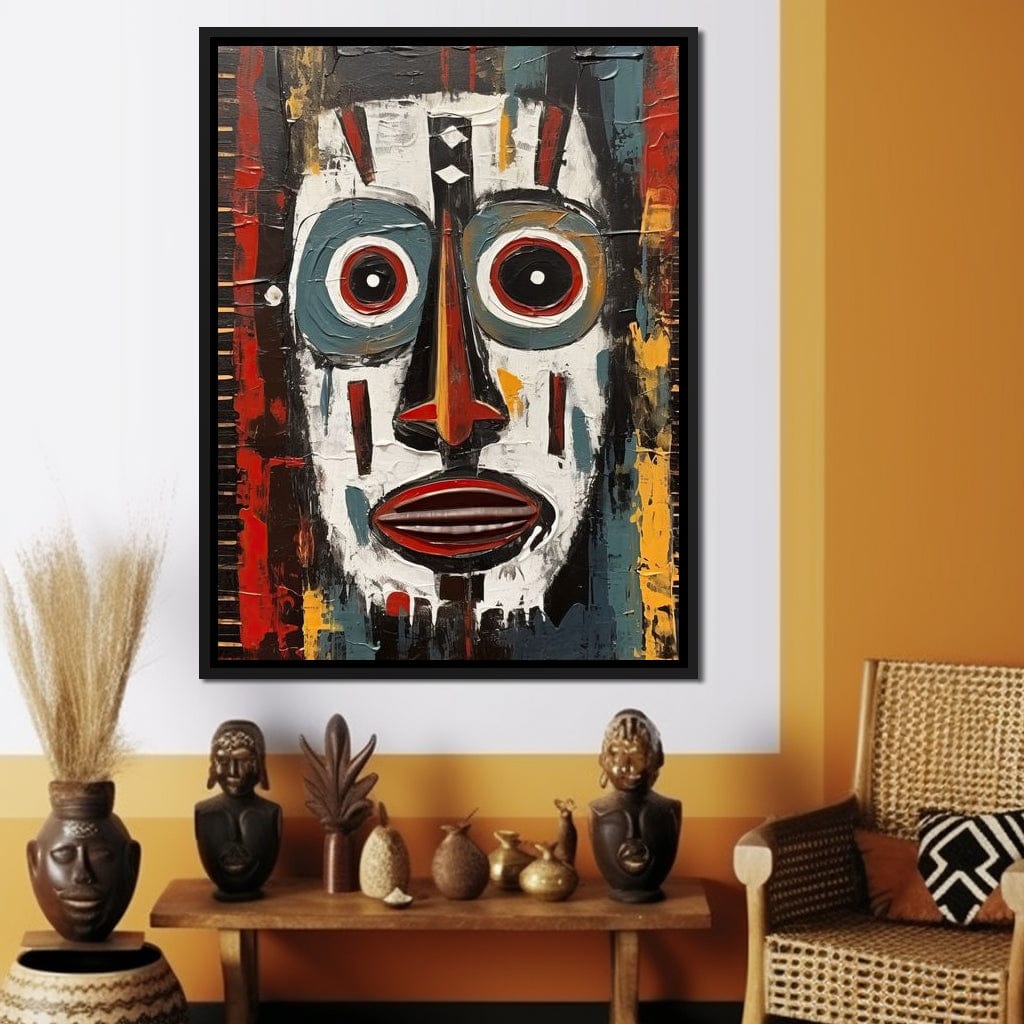 Tribal Mask 15 Canvas Wall Art