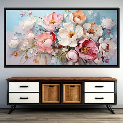 Blossoms of Serenity Breeze Canvas Wall Art