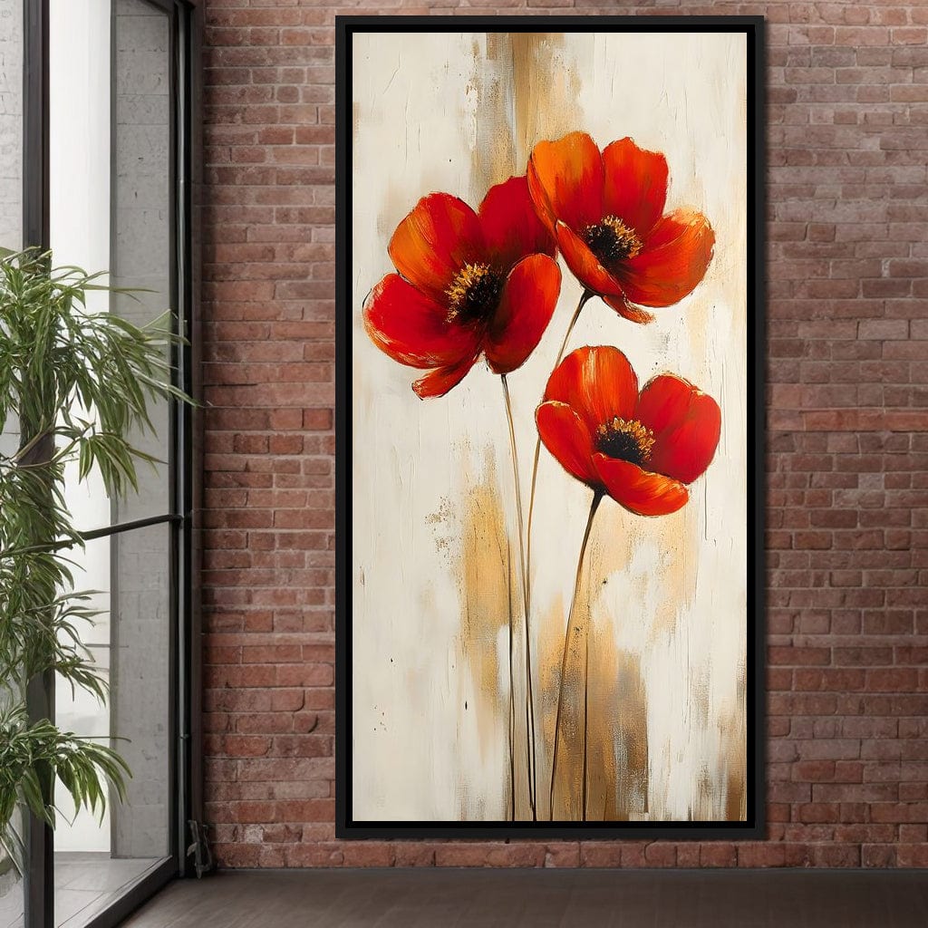 Summer Petal Dance Canvas Wall Art
