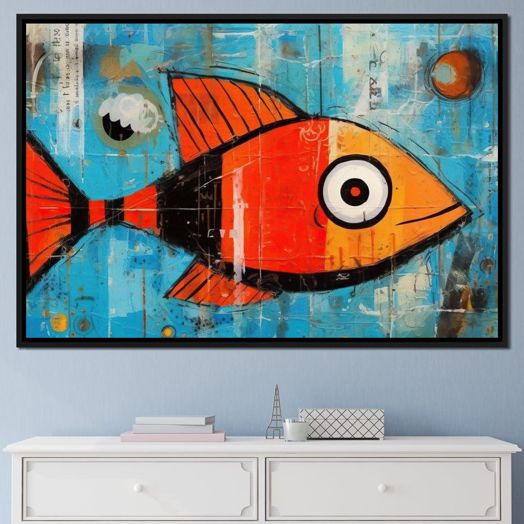 Red Fish Canvas Wall Art