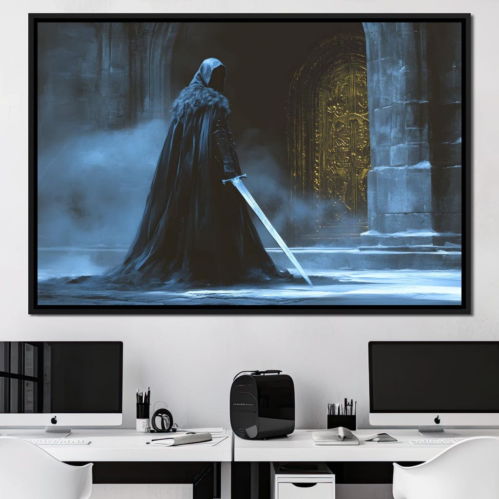 Guardian of the Gilded Realm Canvas Wall Art