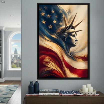 Liberty Rising Canvas Wall Art