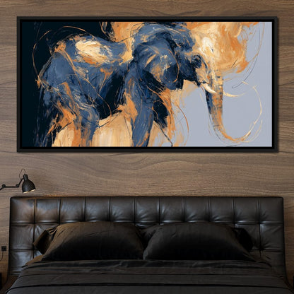 Force of the Great Elephant Wanderer Canvas Wall Art