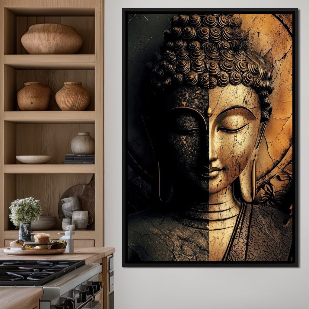 Harmony of Light and Shadow Canvas Wall Art