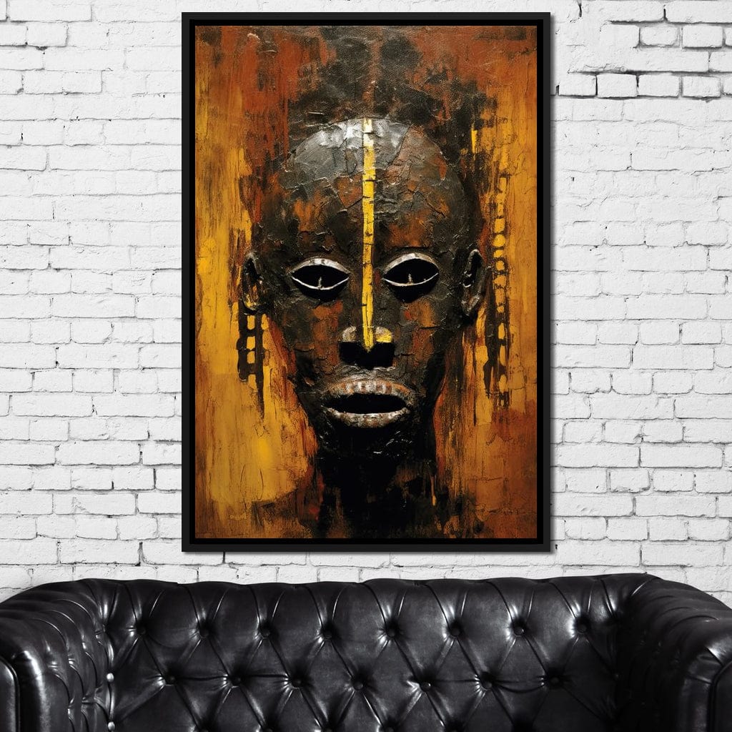 Tribal Mask 16 Canvas Wall Art