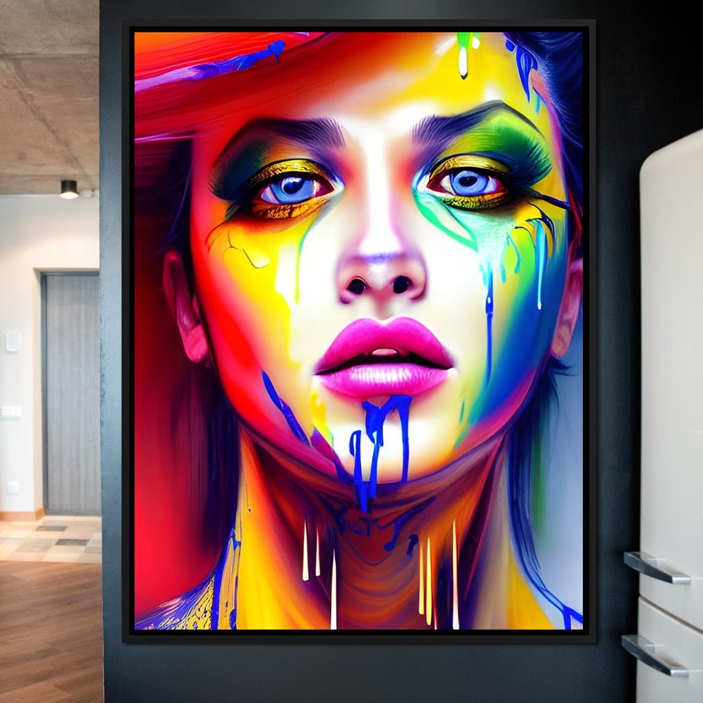 Messy Beauty 003 Canvas Wall Art