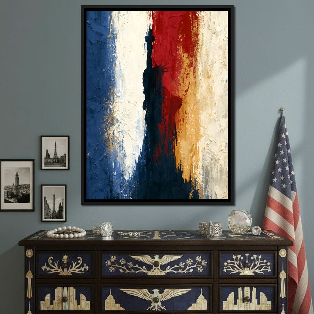Legacy Of The Rising Liberty Canvas Wall Art