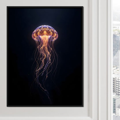Radiant Deep Abyss Canvas Wall Art