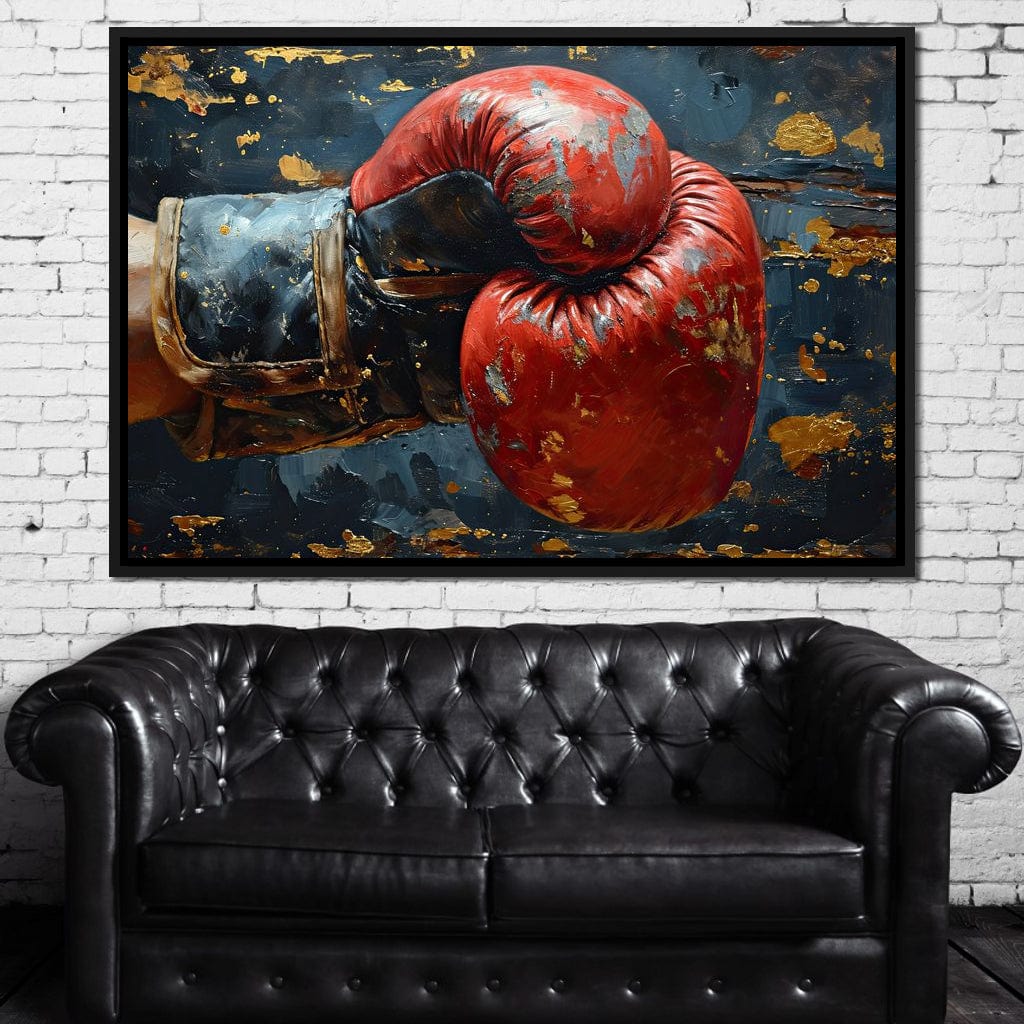 Boxing Glove Canvas Wall Art