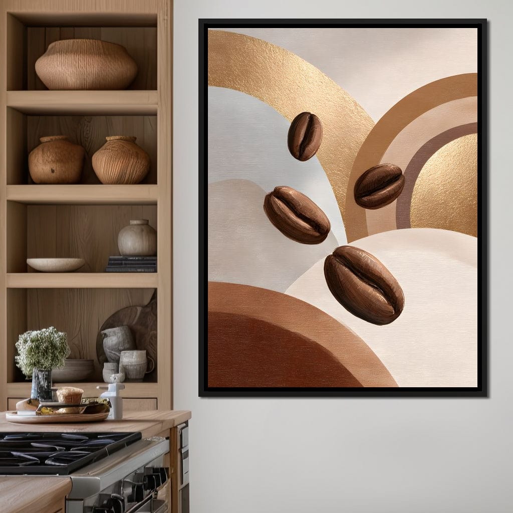 Java Coffee Beans Canvas Wall Art