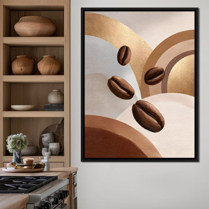 Java Coffee Beans Canvas Wall Art