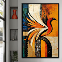Vivid Phoenix Harmony Flight Canvas Wall Art