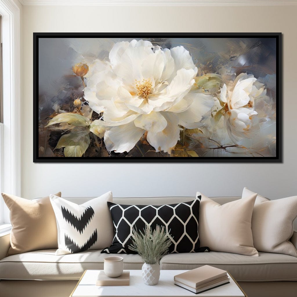 Ethereal Peony Essences Canvas Wall Art
