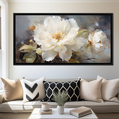 Ethereal Peony Essences Canvas Wall Art