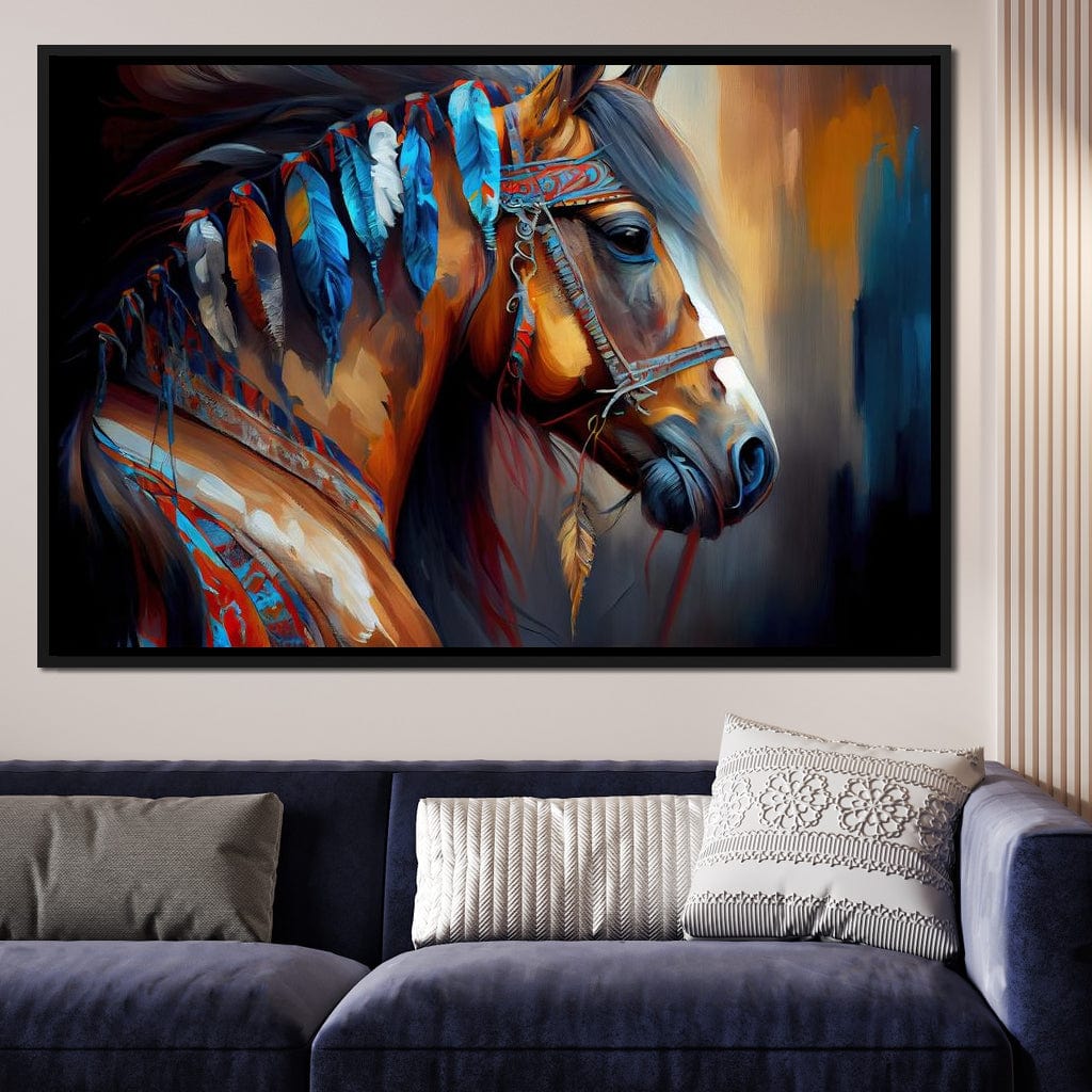 Cherokee Horse Canvas Wall Art
