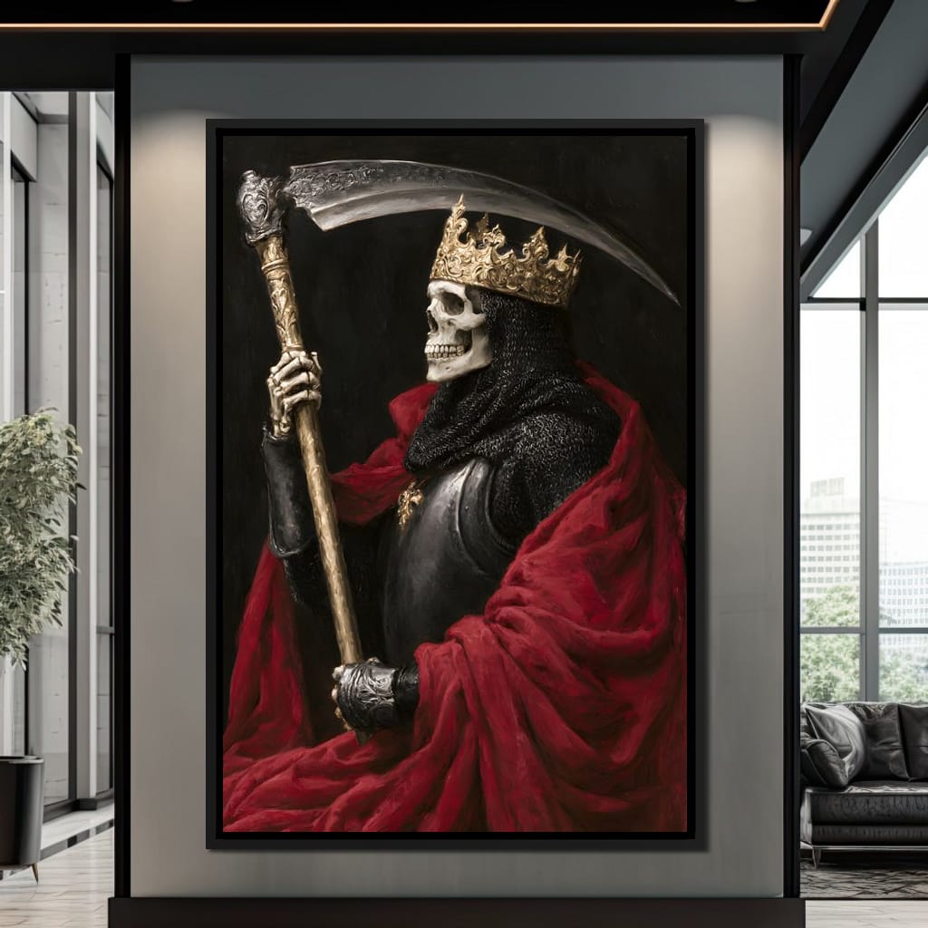 Sovereign Of The Final Harvest Canvas Wall Art
