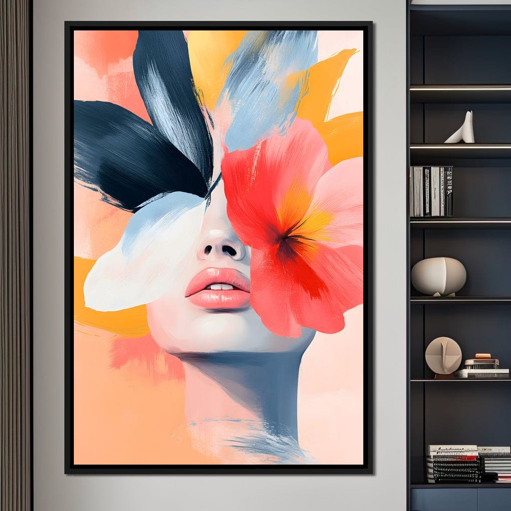 Petals of Enchantment Canvas Wall Art