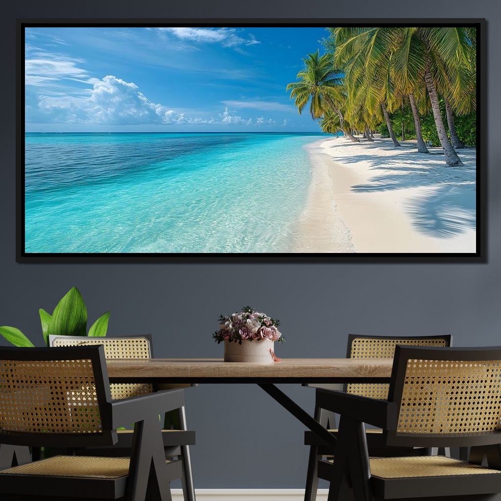 Tropical Shoreline Dreams Canvas Wall Art