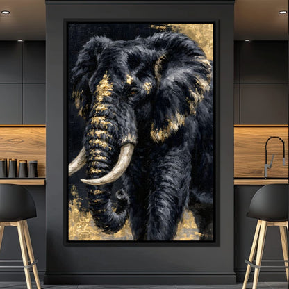 Gilded Majesty of the Wild Canvas Wall Art