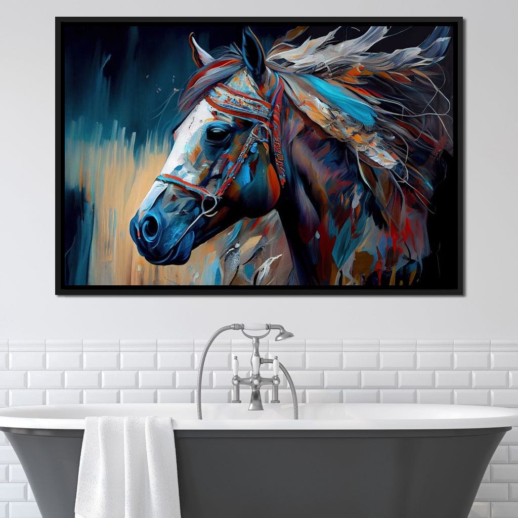 Cherokee Horse 4 Canvas Wall Art