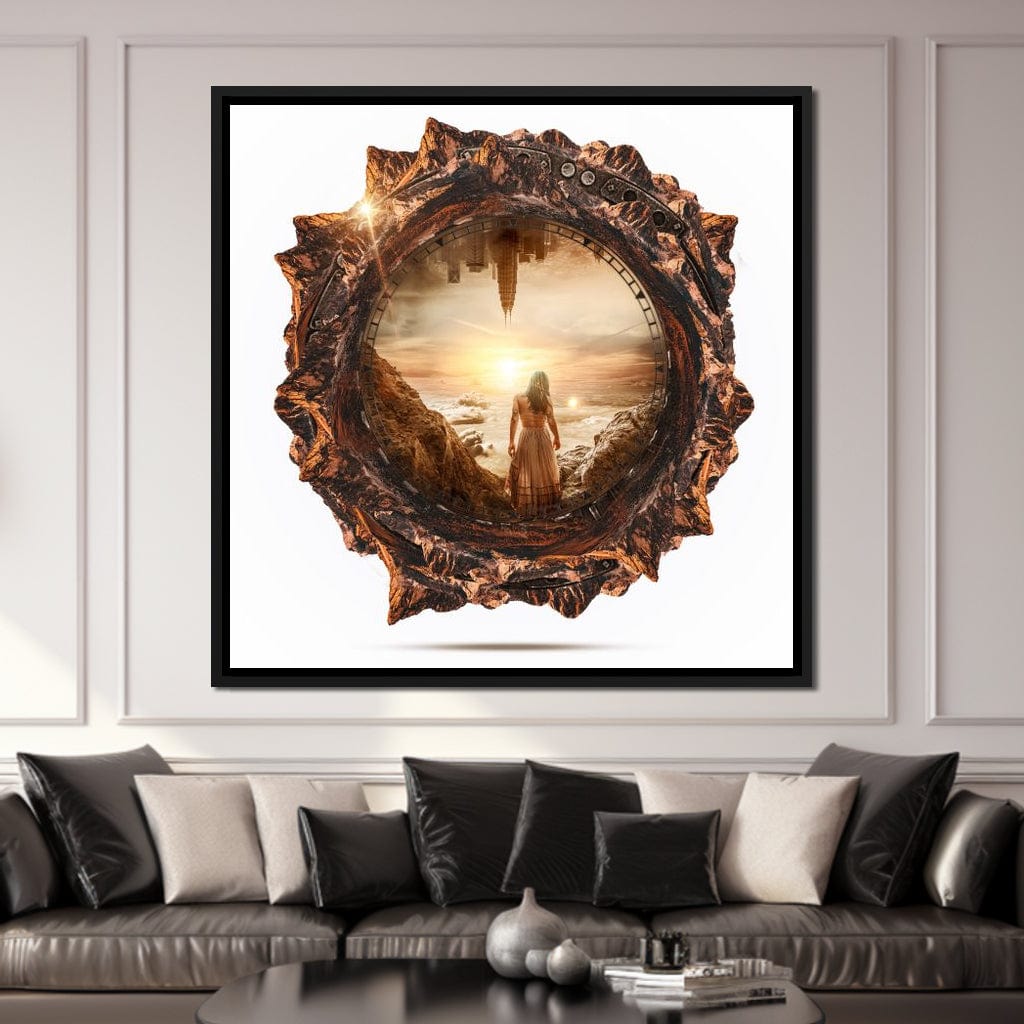 Surreal Time Canvas Wall Art