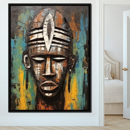 Tribal Mask 18 Canvas Wall Art