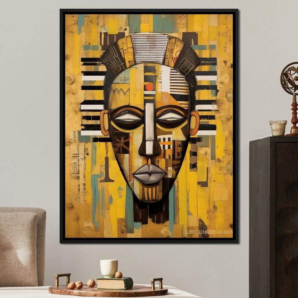 Tribal Mask 05 Canvas Wall Art