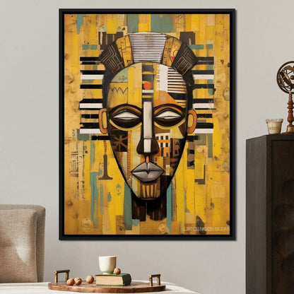 Tribal Mask 05 Canvas Wall Art