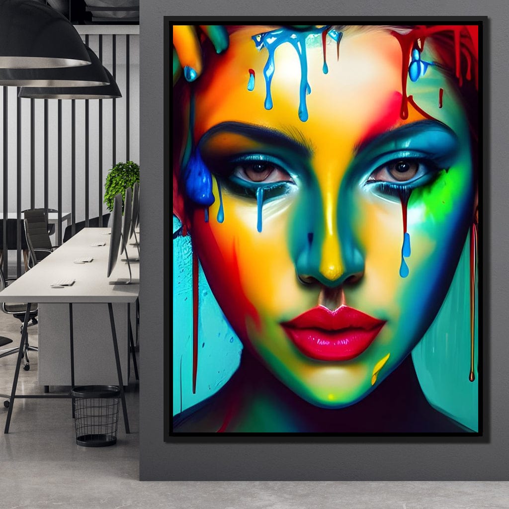 Messy Beauty 002 Canvas Wall Art