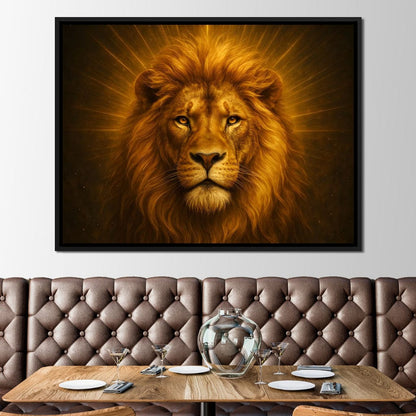 Majestic Radiance of the King Canvas Wall Art