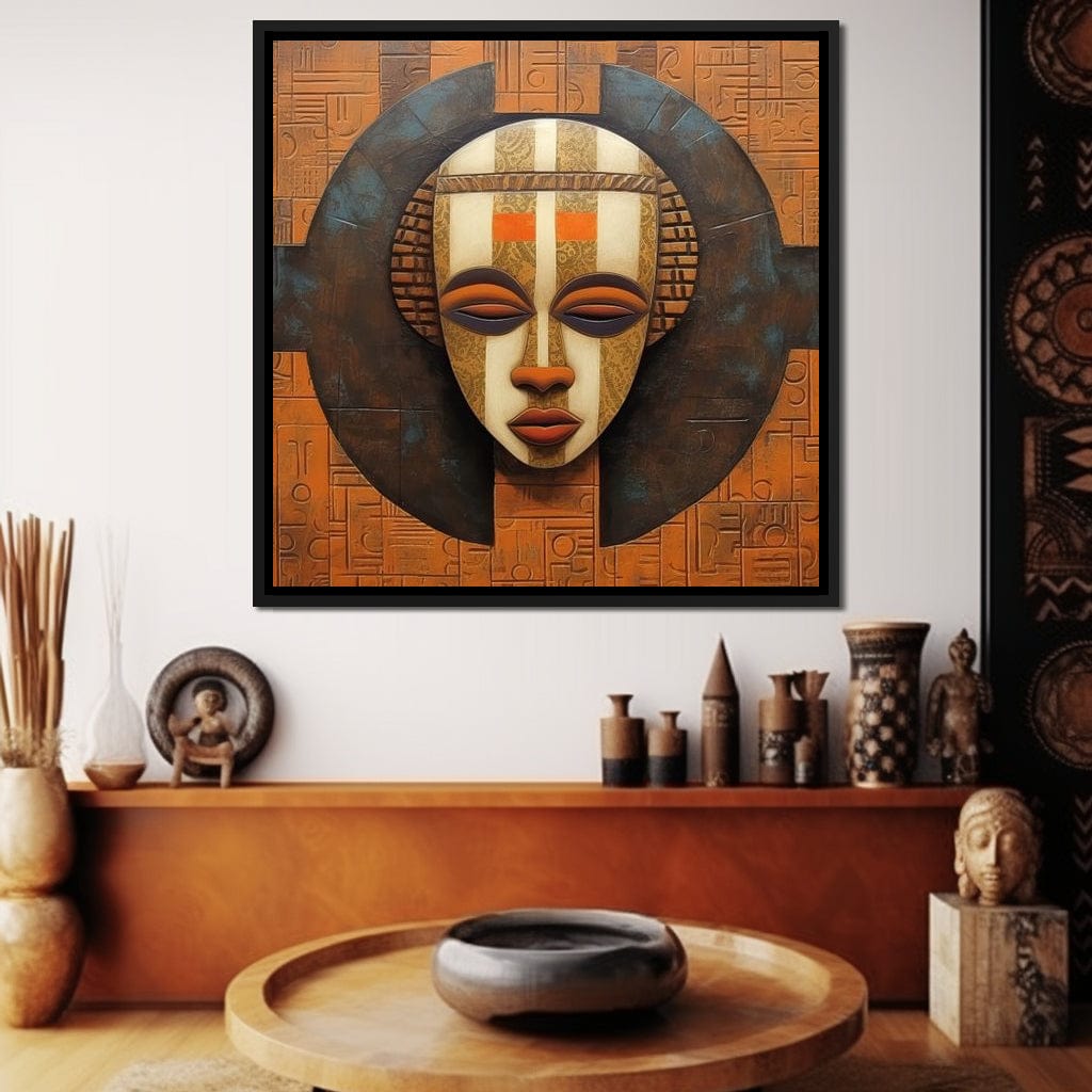 Tribal Mask 12 Canvas Wall Art