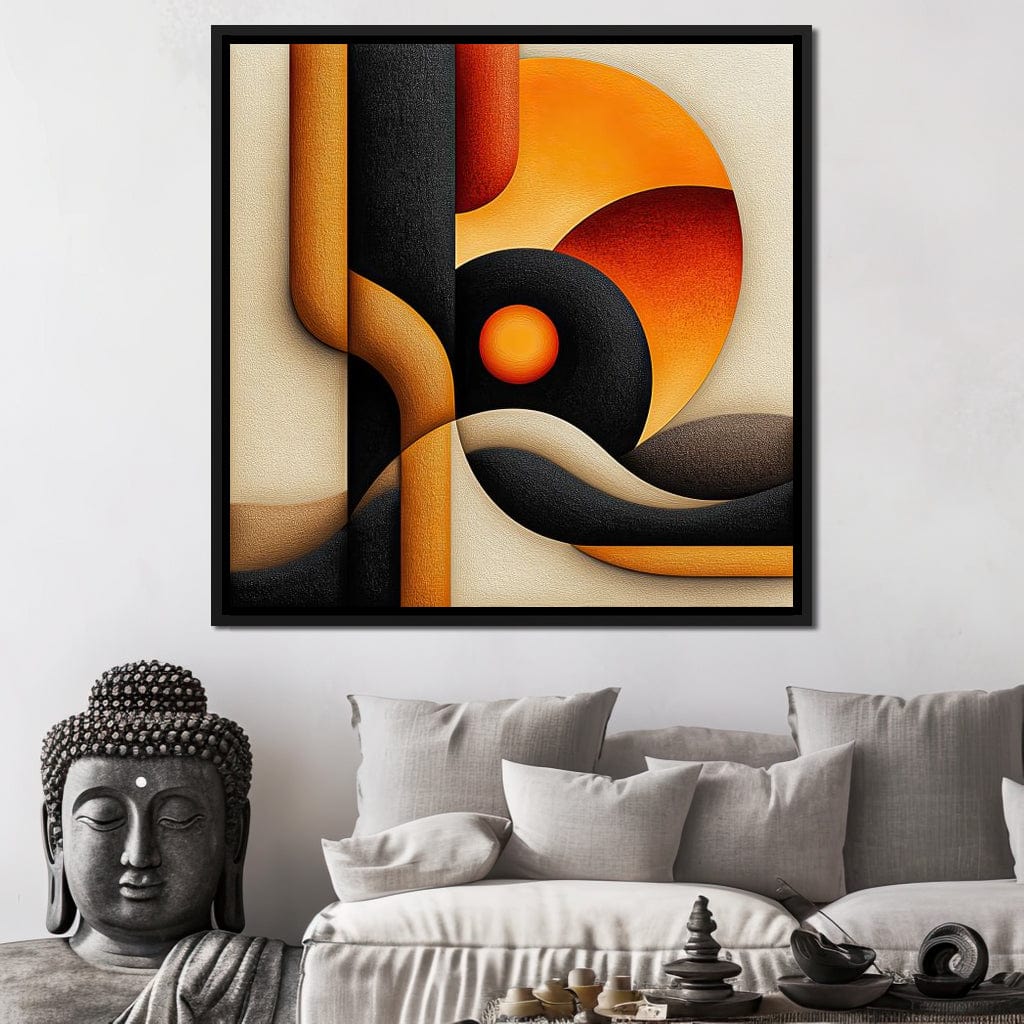 Abstract Dusk Canvas Wall Art