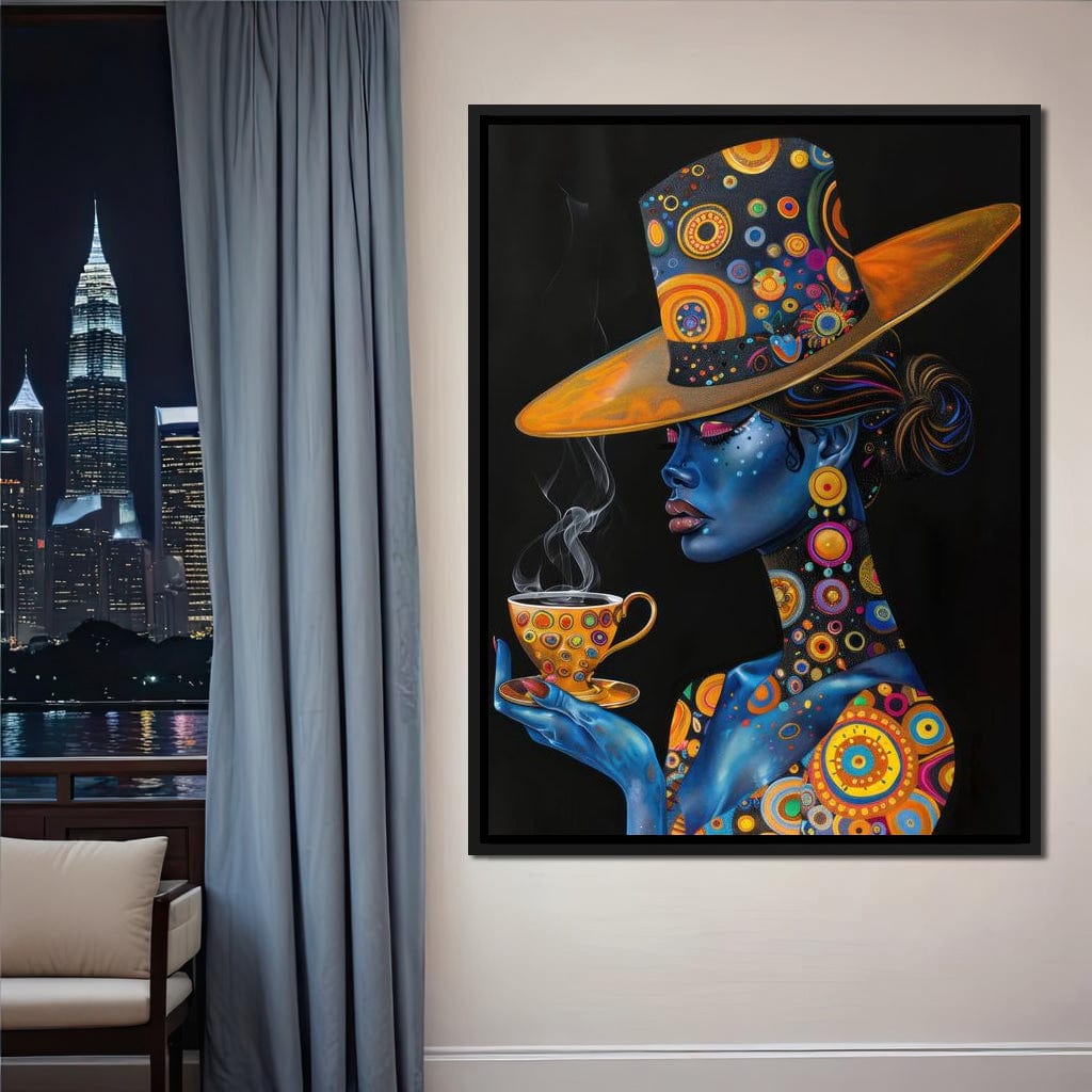 Astral Afternoon Tea Canvas Wall Art