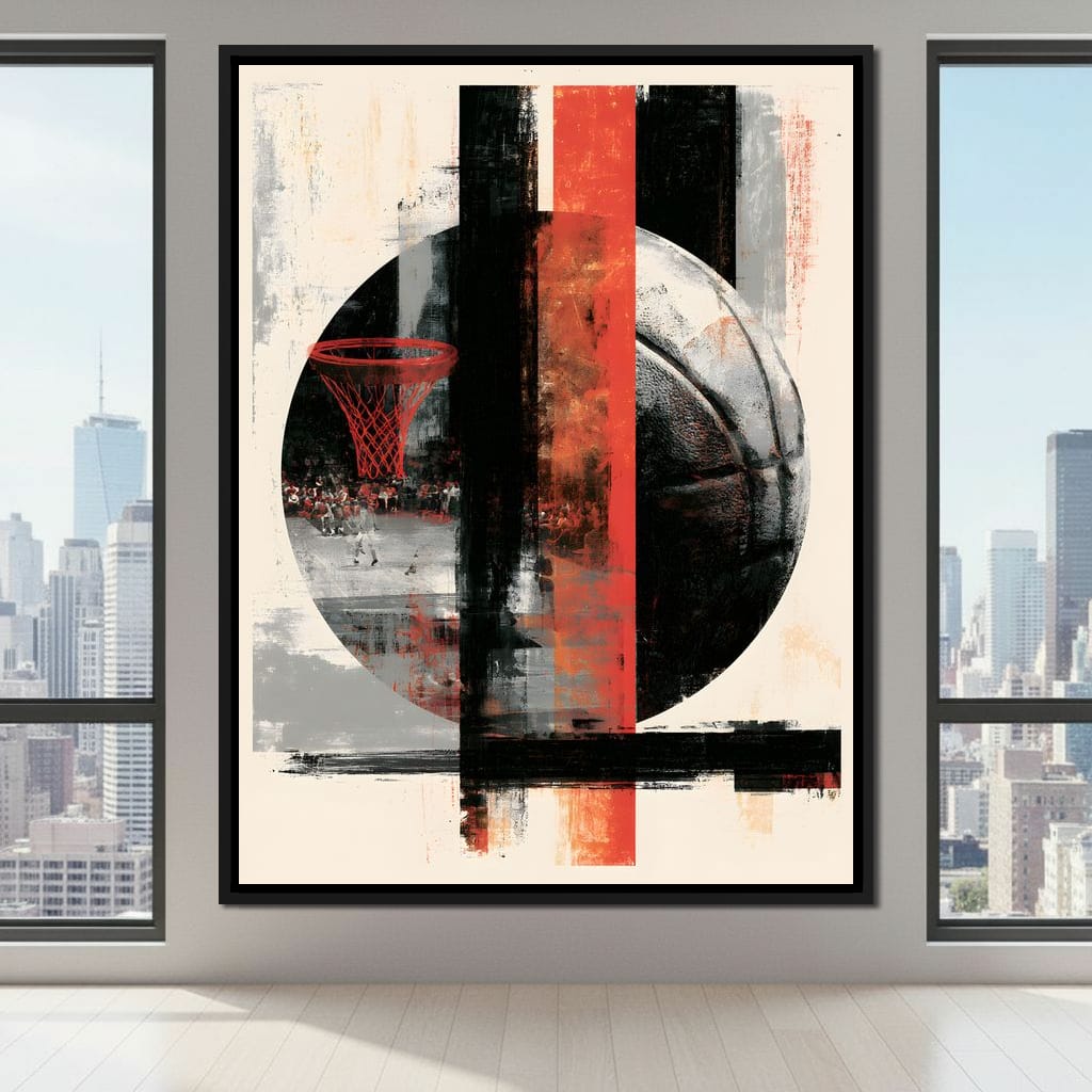 Final Buzzer Before The Shot Canvas Wall Art