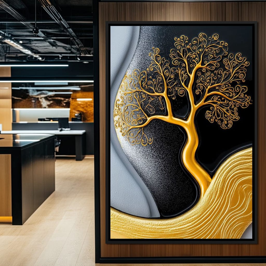 The Gilded Roots Canvas Wall Art