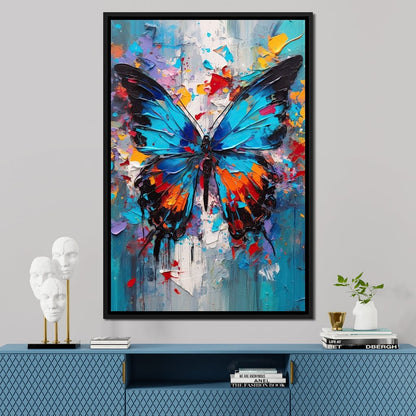 Colorburst Butterflies Canvas Wall Art