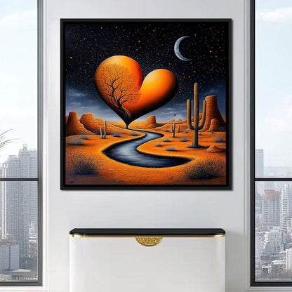 Heart of the Desert Canvas Wall Art