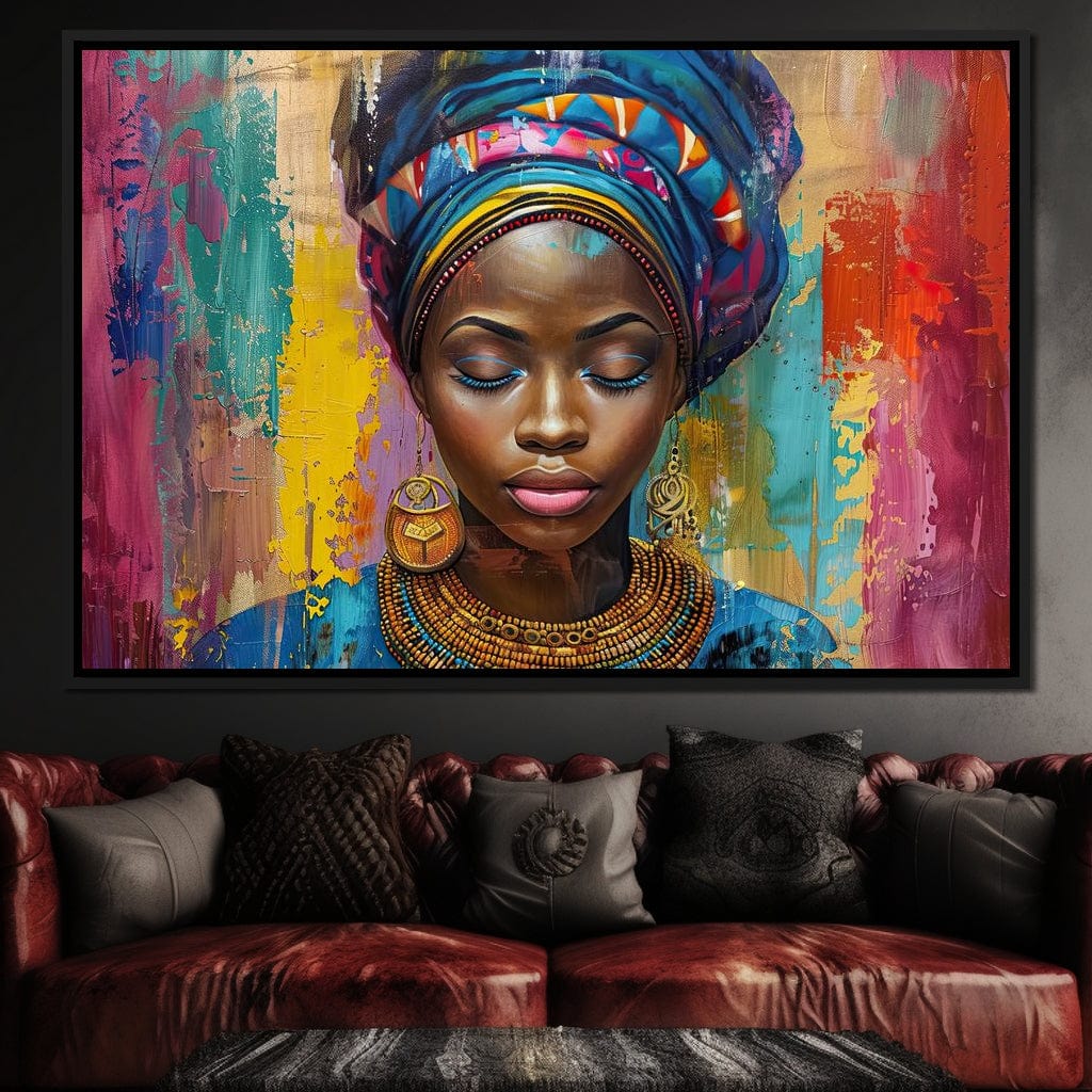 Vibrant Dreams of Africa Canvas Wall Art