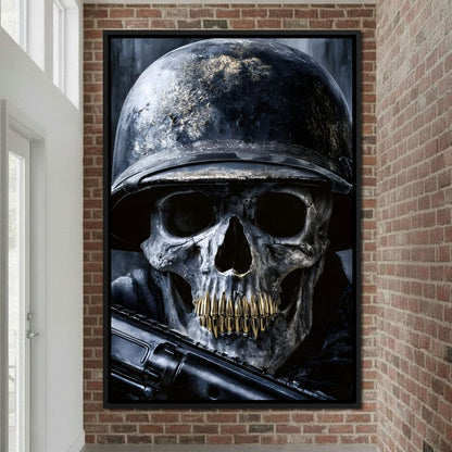 Final Soldier Resting Place Canvas Wall Art