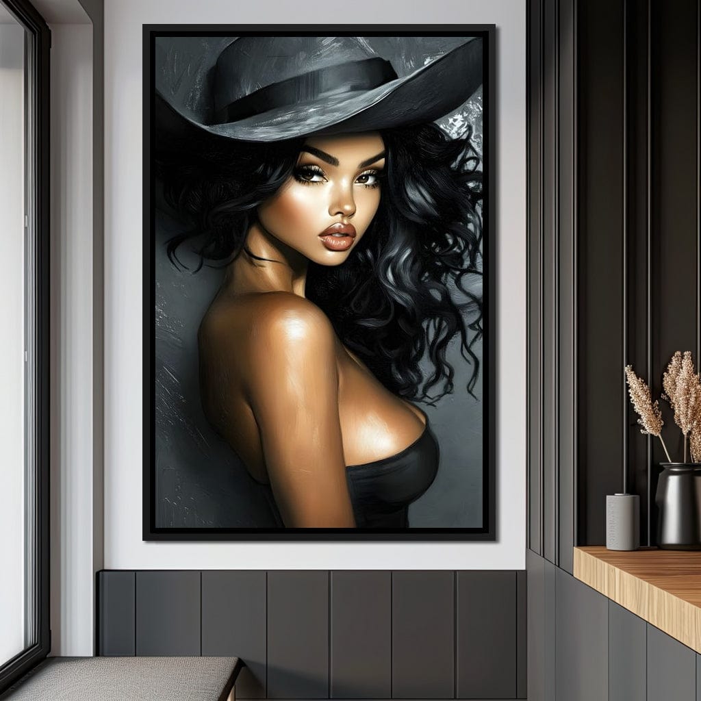 Enchanting Elegance Portrait Canvas Wall Art