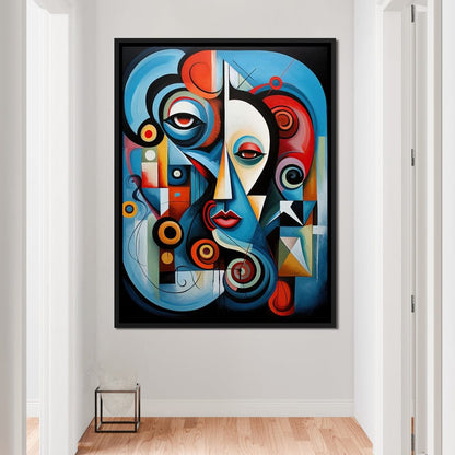 Carnival of Cubism Canvas Wall Art