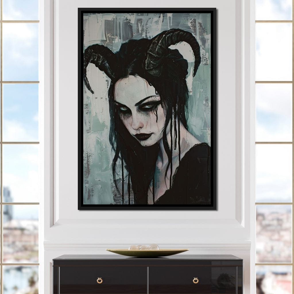 Midnight Enchantment Unveiled Canvas Wall Art