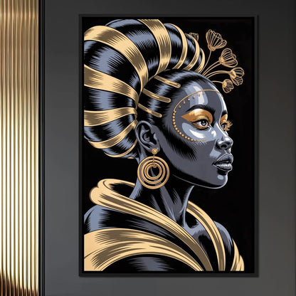 The Gilded Goddess Canvas Wall Art