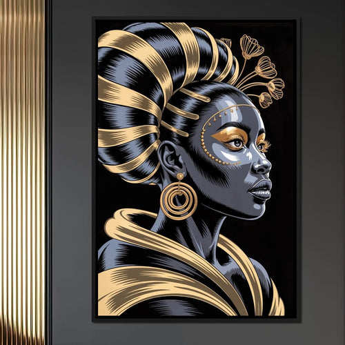 The Gilded Goddess Canvas Wall Art