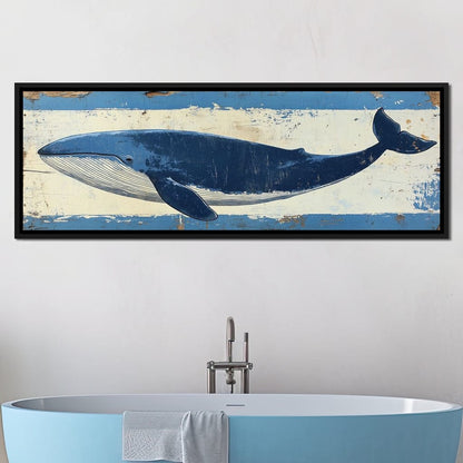 Glorious Whale Canvas Wall Art
