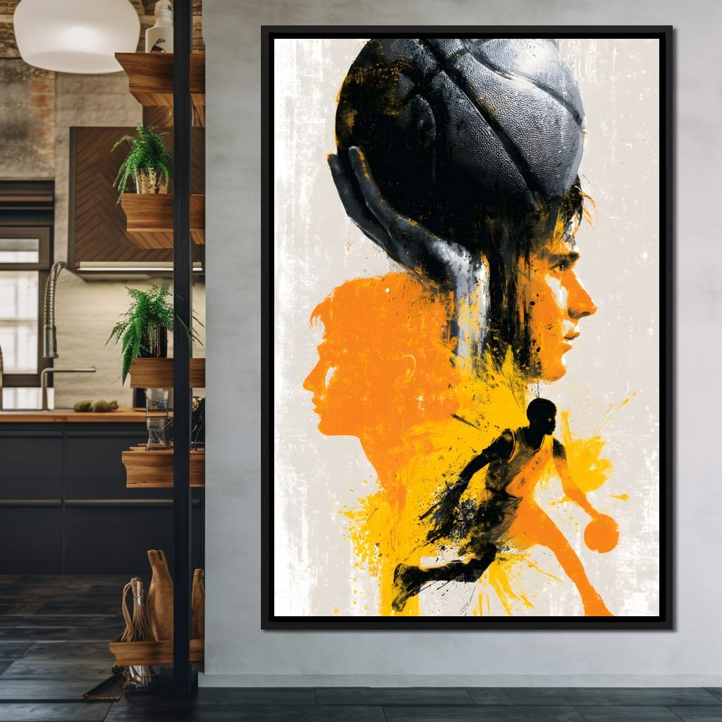 Rise of the Golden Court Hero Canvas Wall Art
